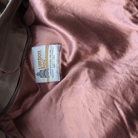 London Fog Double-Breasted Trench Coat - Beige - Picture 8 of 12
